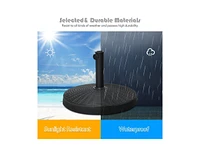 Slickblue 49 Lbs Patio Resin Umbrella Base Stand for Outdoor
