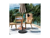 Slickblue 49 Lbs Patio Resin Umbrella Base Stand for Outdoor