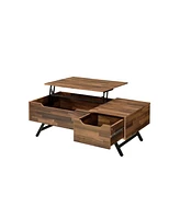 Simplie Fun Throm Coffee Table w/Lift Top, Walnut