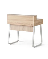 Simplie Fun Seanan Oak Office Desk Style, Functionality, and Ample Storage