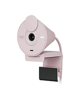 Logitech Brio 300 Rose Noise-Reducing Mic and 1080P Webcam with Shutter