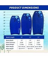 Slickblue Lightweight Super Portable Surfing Bodyboard