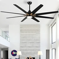 72 In Modern Integrated Led Lighting With Remote Control
