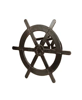 Nautical Decor Wall Mount Hose Holder | Artistic Backyard Accessory