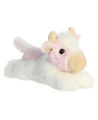 Aurora Small Sadie Strawberry Cow Mini Flopsie Adorable Plush Toy Pink 8"