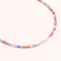 Joey Baby Limited Lusia Necklace - Rainbow - Silver