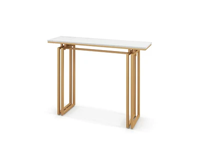 Slickblue 43.5 Inch Console Table with Heavy-duty Metal Frame