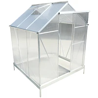 Sturdy and Water-Resistant Greenhouse with Hinged Rooftop Vents