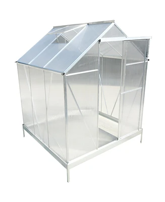 Simplie Fun Sturdy and Water-Resistant Greenhouse with Hinged Rooftop Vents