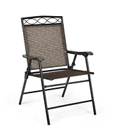 Slickblue Set of 4 Patio Folding Chairs