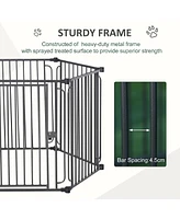 Streamdale Furniture Durable and Secure Outdoor Dog Kennel Sturdy Frame, Lockable Door, Uv/Water-Resistant Roof