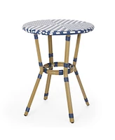 Parisian Bistro Table Vibrant Elegance for Outdoor Oasis