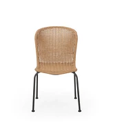 Sleek Outdoor Wicker Dining Chair Set for a Touch of Style and Comfort
