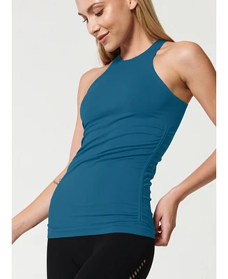 Riley7 Women's Seamless Ruched Tank