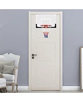 Slickblue Over-The-Door Mini Basketball Hoop Includes Basketball and 2 Nets