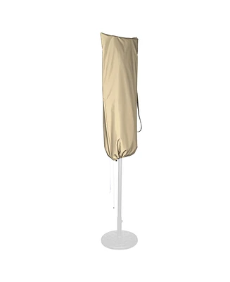 Umbrella Cover with Zipper Drawstring Uv Resistant for 14ft Double Side Parasol