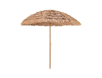 8 Feet Patio Thatched Tiki Umbrella Hawaiian Hula Beach Umbrella