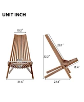 Streamdale Furniture Folding Wood Chair