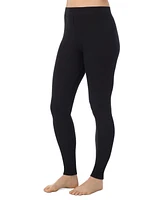 Cuddl Duds Women's Stretch Ribbed High-Rise Leggings