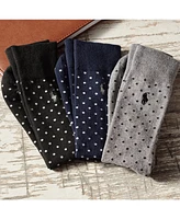 Polo Ralph Lauren Men's 3-Pk. Classic Dot Dress Socks