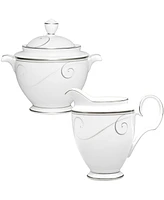 Noritake Platinum Wave Sugar Creamer Set