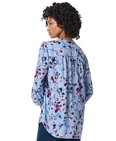 Jones New York Women's Printed 3/4-Sleeve Tunic