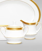 Noritake Crestwood Gold Sugar Creamer Set