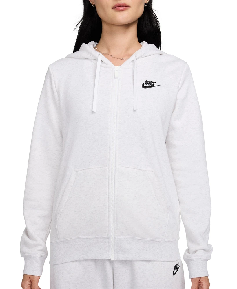 Nike Women's Sportswear Club Fleece Full-Zip Hoodie