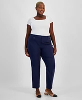 Jm Collection Plus and Petite Curvy Pants, Created for Macy's