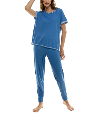 Roudelain Women's 2-Pc. Double-Sleeve Pajamas Set