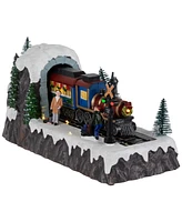 Northlight Lighted and Musical Christmas Village Train Display 20.25"