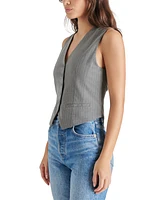 Steve Madden Women's Barett Pinstripe Vest