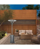 Mondawe Floorstanding Liquid Propane Patio Heater With Oxford Cloth Rain Cover