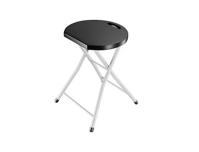 Slickblue 28 Inch Portable Folding Stools with 330lbs Limited Sturdy Frame