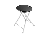 Slickblue 28 Inch Portable Folding Stools with 330lbs Limited Sturdy Frame