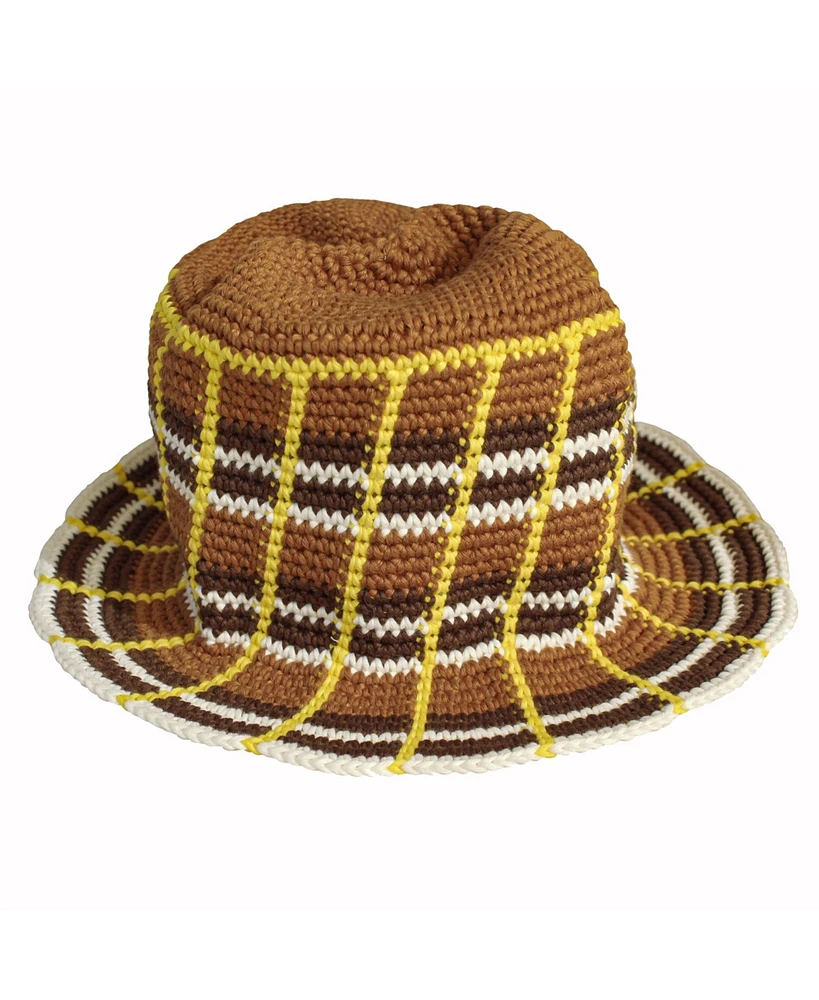 Brunna.Co Island Tanning Plaid Crochet Hat