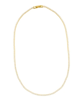 Adornia Micro Tennis Necklace