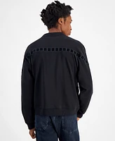 Hugo by Boss Men's Oversized-Fit Logo-Taped Cardigan