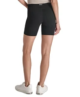 Dkny Women's Studded Logo Bike Shorts