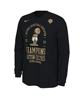 Nike Men's Boston Celtics 2024 Nba Finals Champions Locker Room Long Sleeve T-Shirt