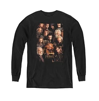 The Hobbit Boys Youth Dwarves Poster Long Sleeve Sweatshirts