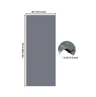 Yescom Garage Floor Mat Roll Non Slip Car Parking Protect Cover Trailer Gray 13x5 Ft - 13x5 ft gray