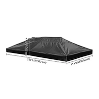 9.6x19.1Ft Replacement Canopy Top Cover UV50+ Outdoor Patio Party Picnic 10x20Ft