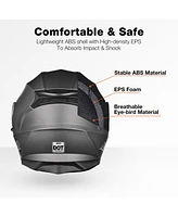 Ahr Run-M3 Modular Flip Up Helmet Full Face Dual Visor Dot Motorcycle Bike Xxl