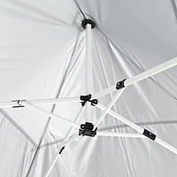 10x20FT Canopy Wedding Party Tent Pop Up Folding Gazebo Outdoor w/ 4 Sidewalls & Bag Black