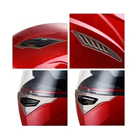 Ahr Run-F1 Dot Motorcycle Full Face Helmet Dual Visors Sun Shield Abs Street Bike Touring Adult