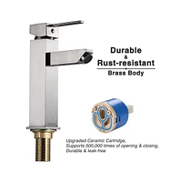 Yescom Aquaterior Modern 1 Hole Bathroom Faucet Vanity Sink Basin Single Handle Diy Home Bn