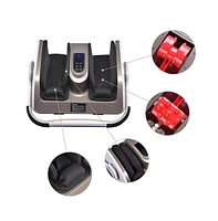 Electric Foot Massage Machine 360° Adjustable with Heat Shiatsu Roller Vibration