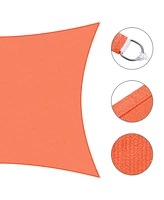 2 Pack 13x10 Ft 97% Uv Block Rectangle Sun Shade Sail Canopy Cover Net Patio