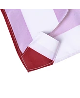10x6.5 Ft Patio Umbrella Replacement Canopy Market Table Top Sunshade Cover Deck